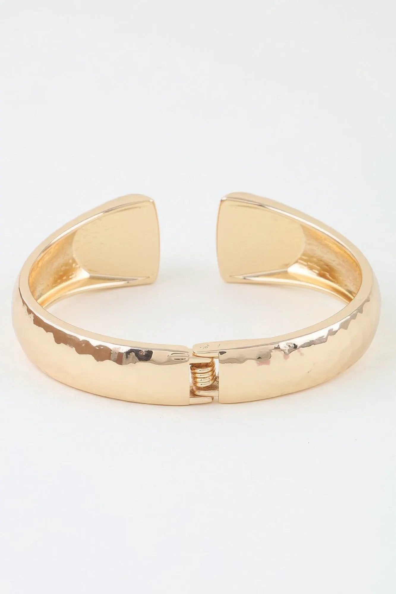 Women's Cuff Bracelet Hammered Open Clasp BYMANYC ® New York MODERN TEXTURED OPEN BANGLE - New Collection by BYMANYC New York