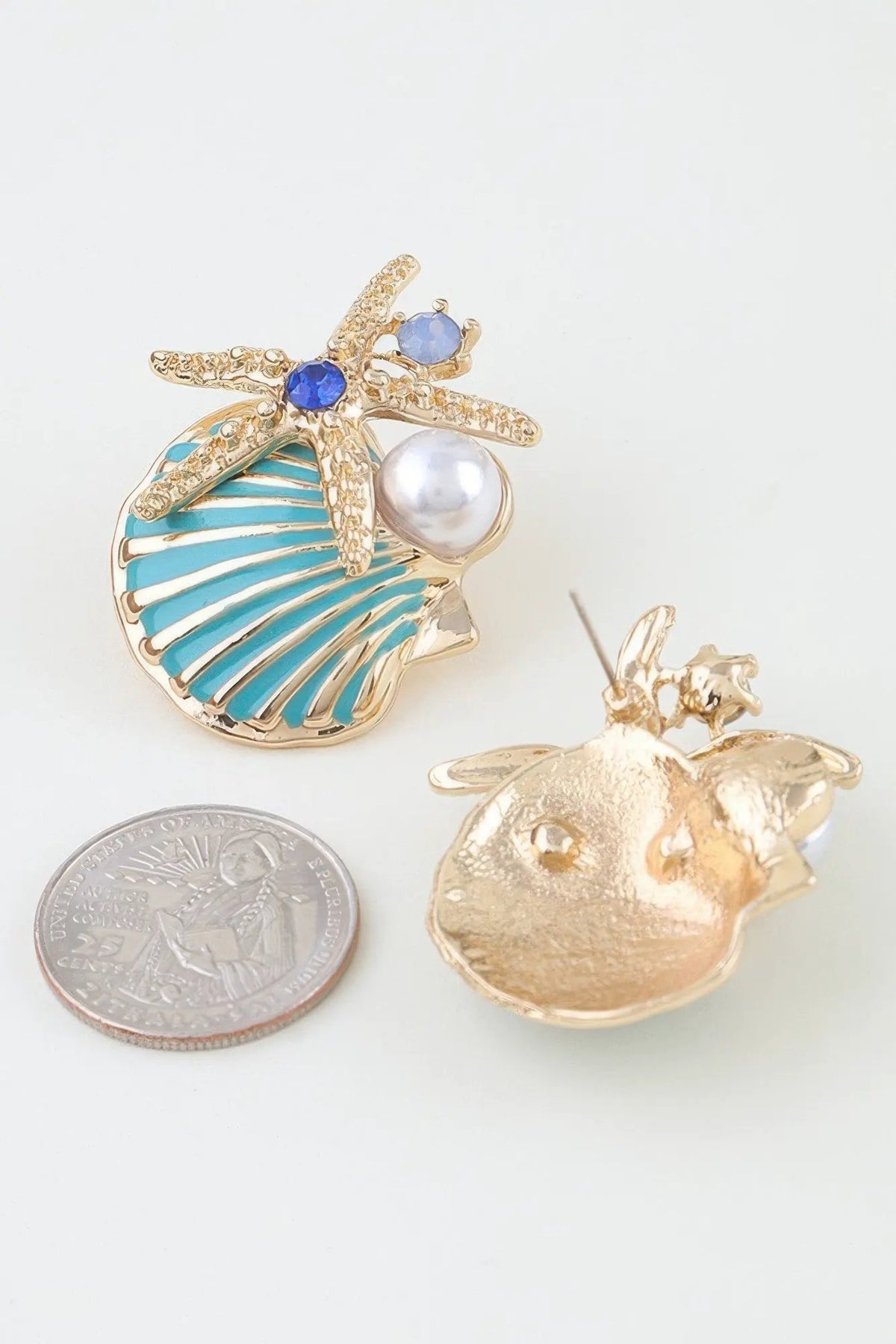 Women's Earrings Studs Starfish BYMANYC ® New York HAMPTONS SUMMER - New Collection by BYMANYC New York