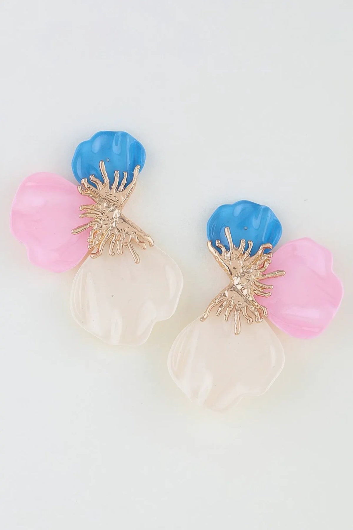 Women's Earrings Studs Floral BYMANYC ® New York HAMPTONS SCALE FLOWER - New Collection by BYMANYC New York