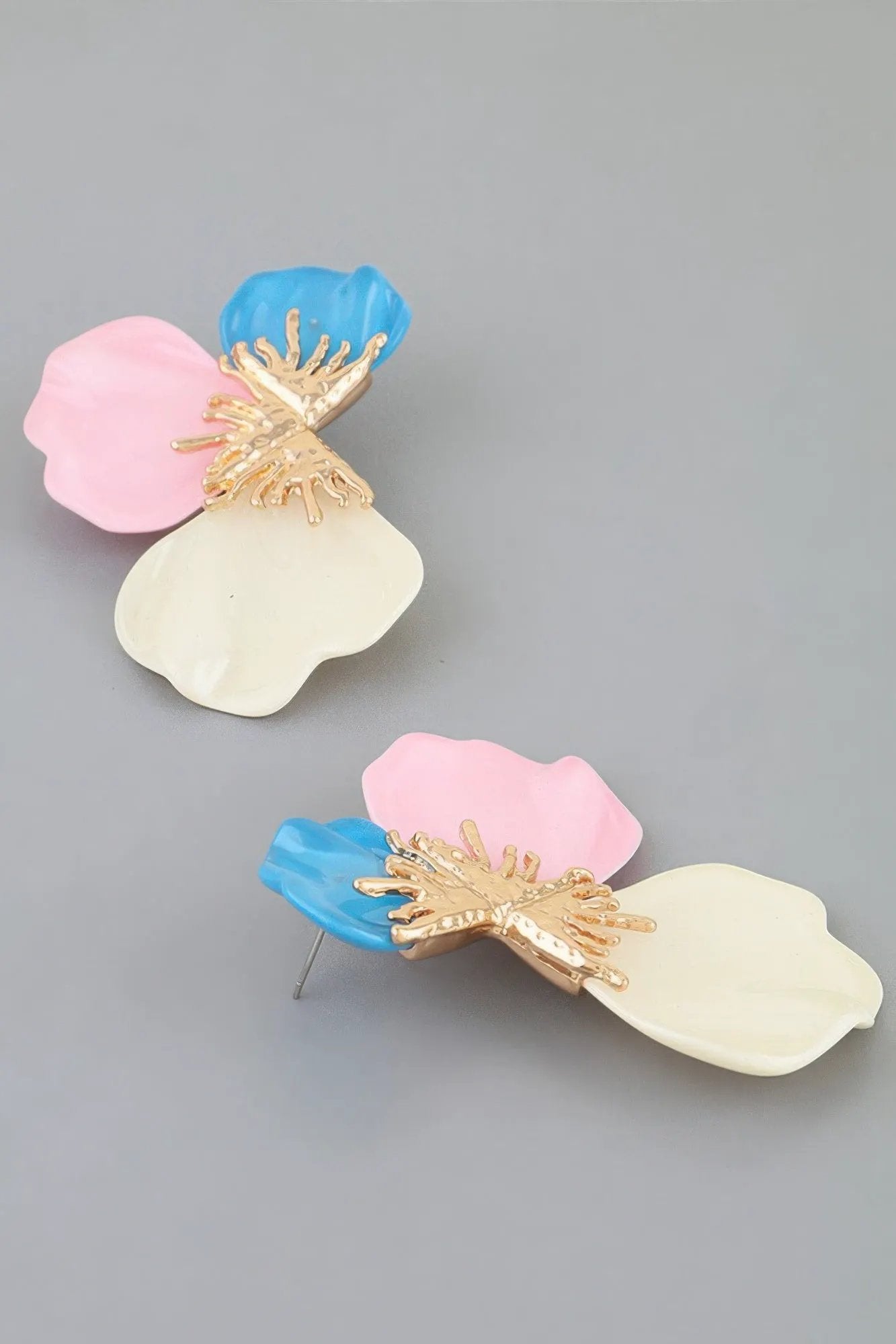 Women's Earrings Studs Floral BYMANYC ® New York HAMPTONS SCALE FLOWER - New Collection by BYMANYC New York