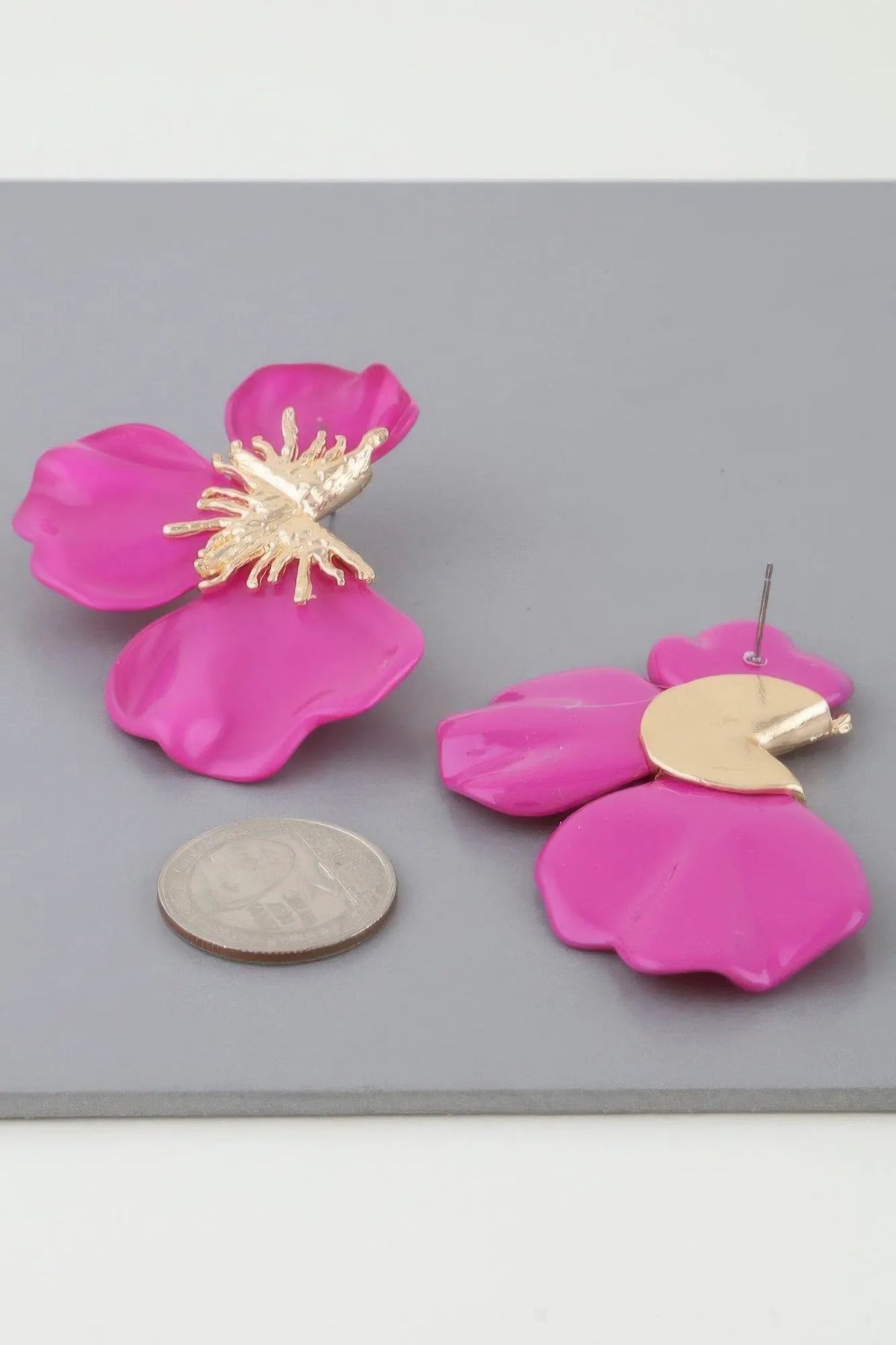 Women's Earrings Studs Floral BYMANYC ® New York HAMPTONS SCALE FLOWER - New Collection by BYMANYC New York