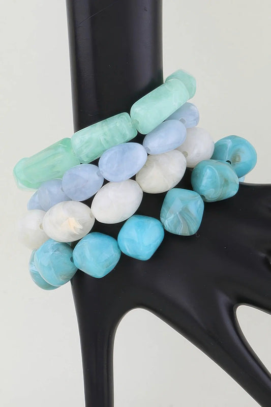 Women's Bracelet Beaded Marble BYMANYC ® New York SOHO MARBLE - New Collection by BYMANYC New York