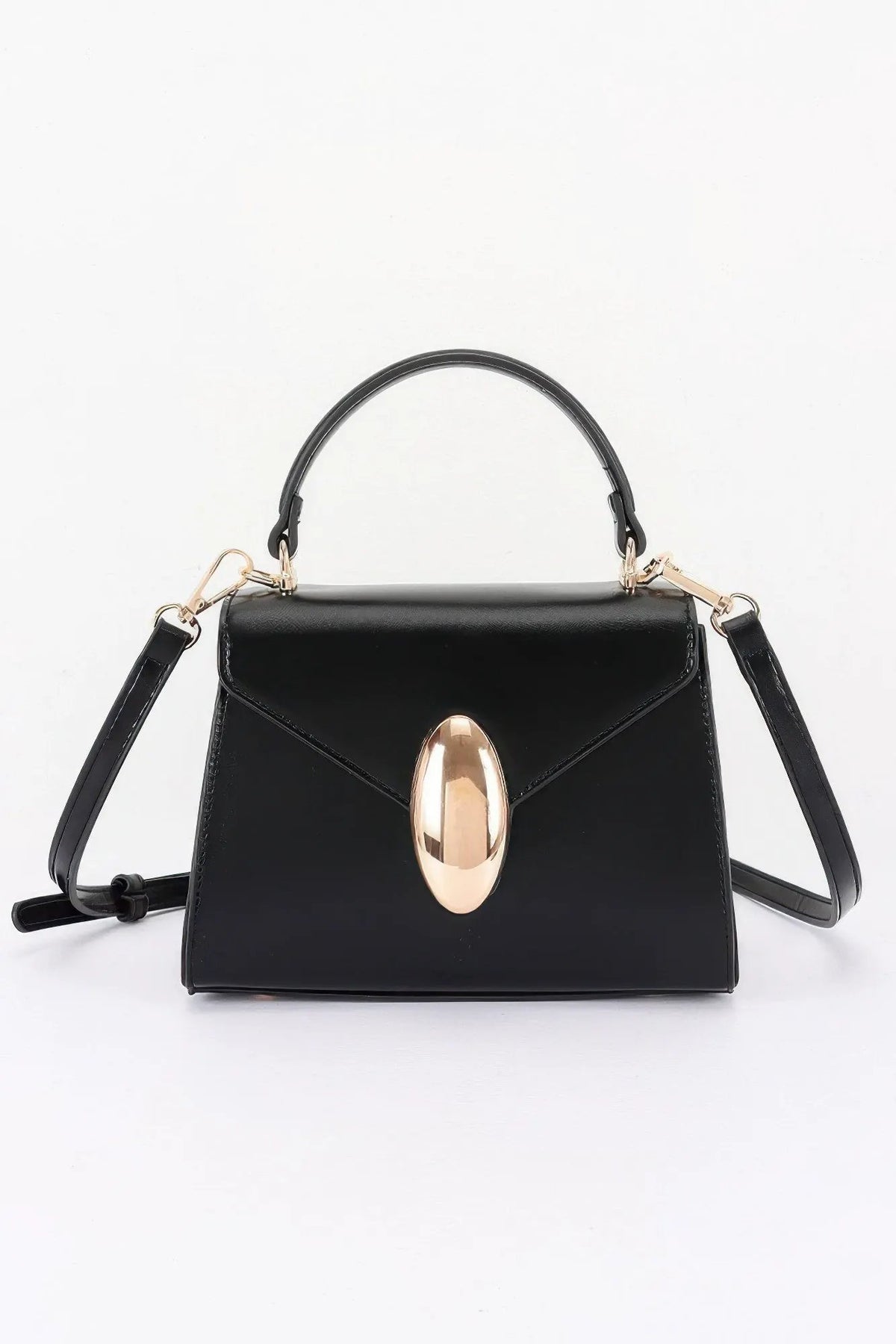 Women's Top Handle Bag Vegan Leather Flap BYMANYC ® New York CONTEMPORARY SLEEK STRUCTURED PURSE - New Collection by BYMANYC New York