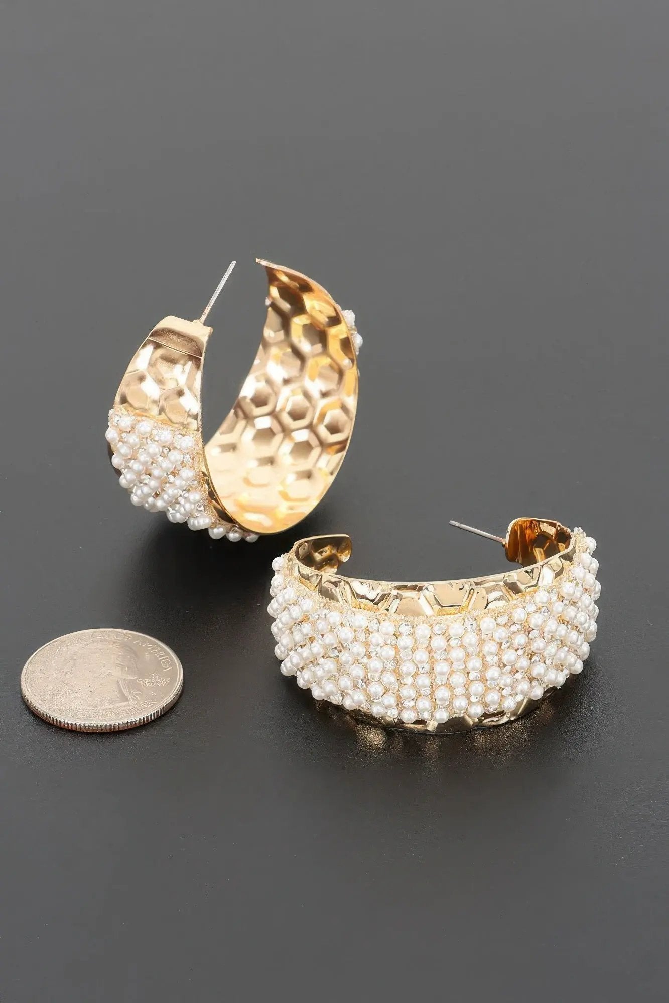 Women's Earrings Hoops Beaded BYMANYC ® New York SOHO CUFF - New Collection by BYMANYC New York