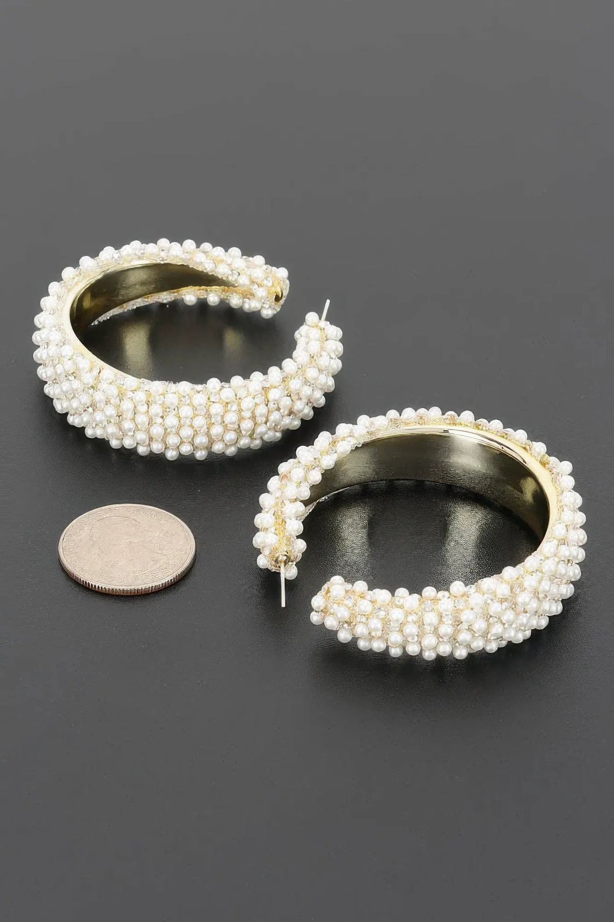 Women's Earrings Hoops Pearl BYMANYC ® New York MADISON PEARL - New Collection by BYMANYC New York