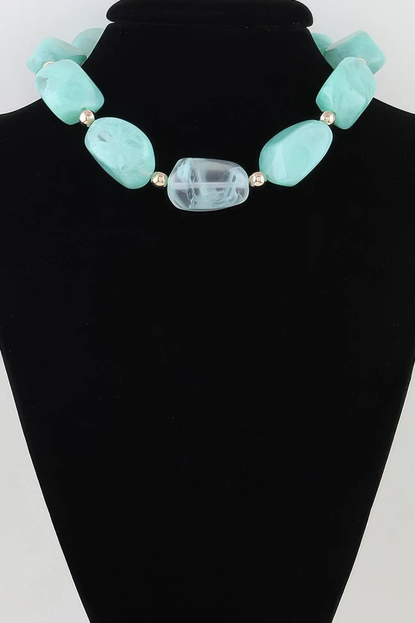 Women's Necklace Statement BYMANYC ® New York SOHO MARBLE - New Collection by BYMANYC New York