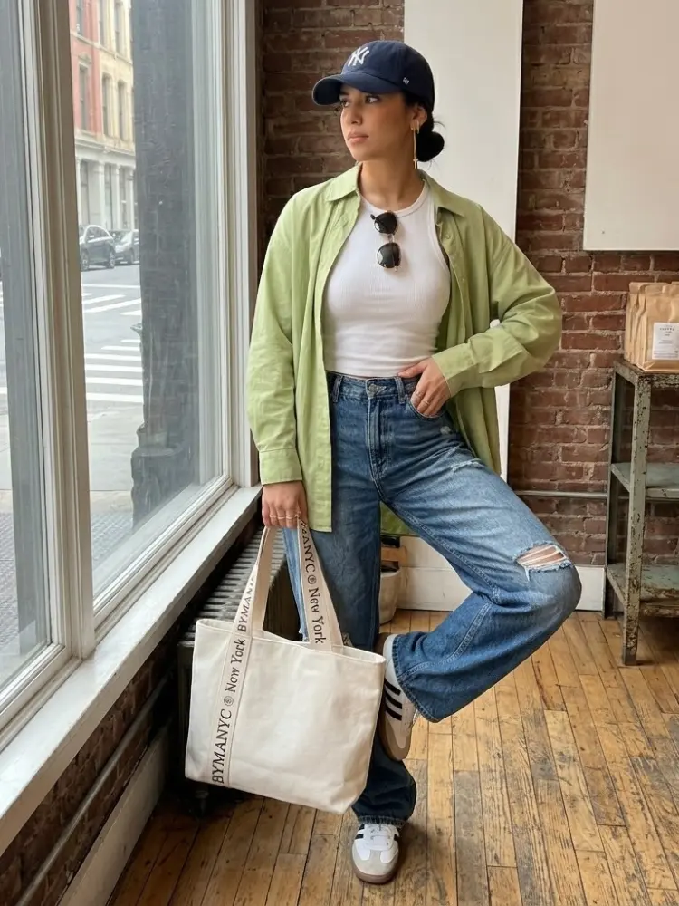 WOMEN'S BAG Cream Canvas Tote LEXINGTON - BYMANYC ® New York by BYMANYC ® New York