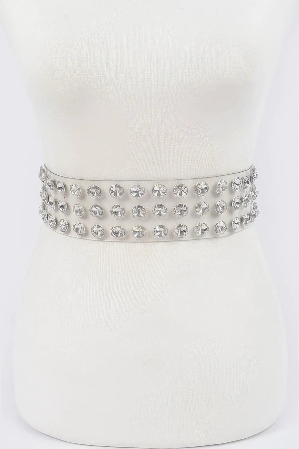 WOMEN'S BELT CHELSEA Clear Large Stone BYMANYC ® New York by BYMANYC ® New York