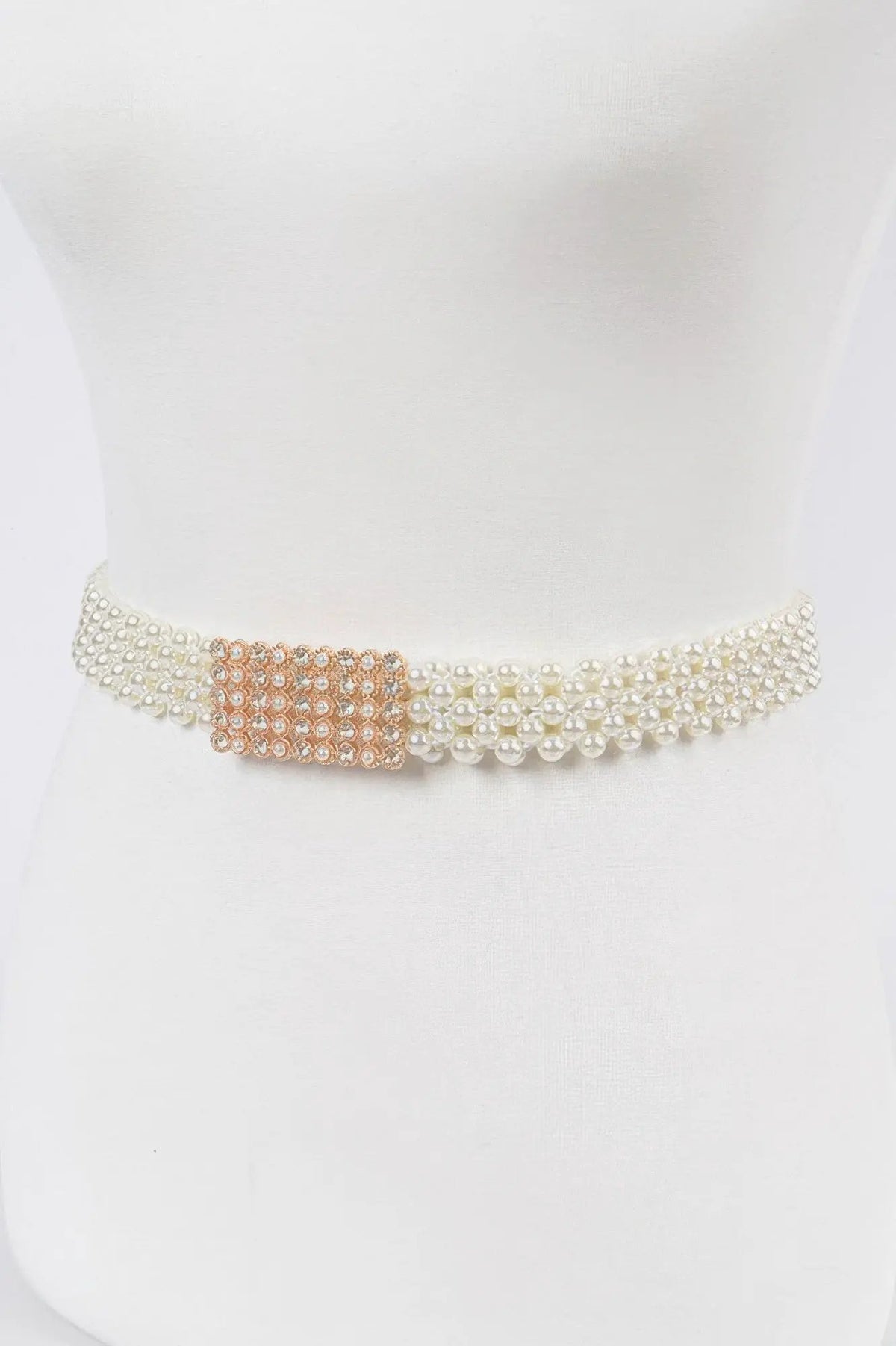 WOMEN'S BELT GRAMERCY Elastic Pearl New Collection BYMANYC ® New York by BYMANYC ® New York