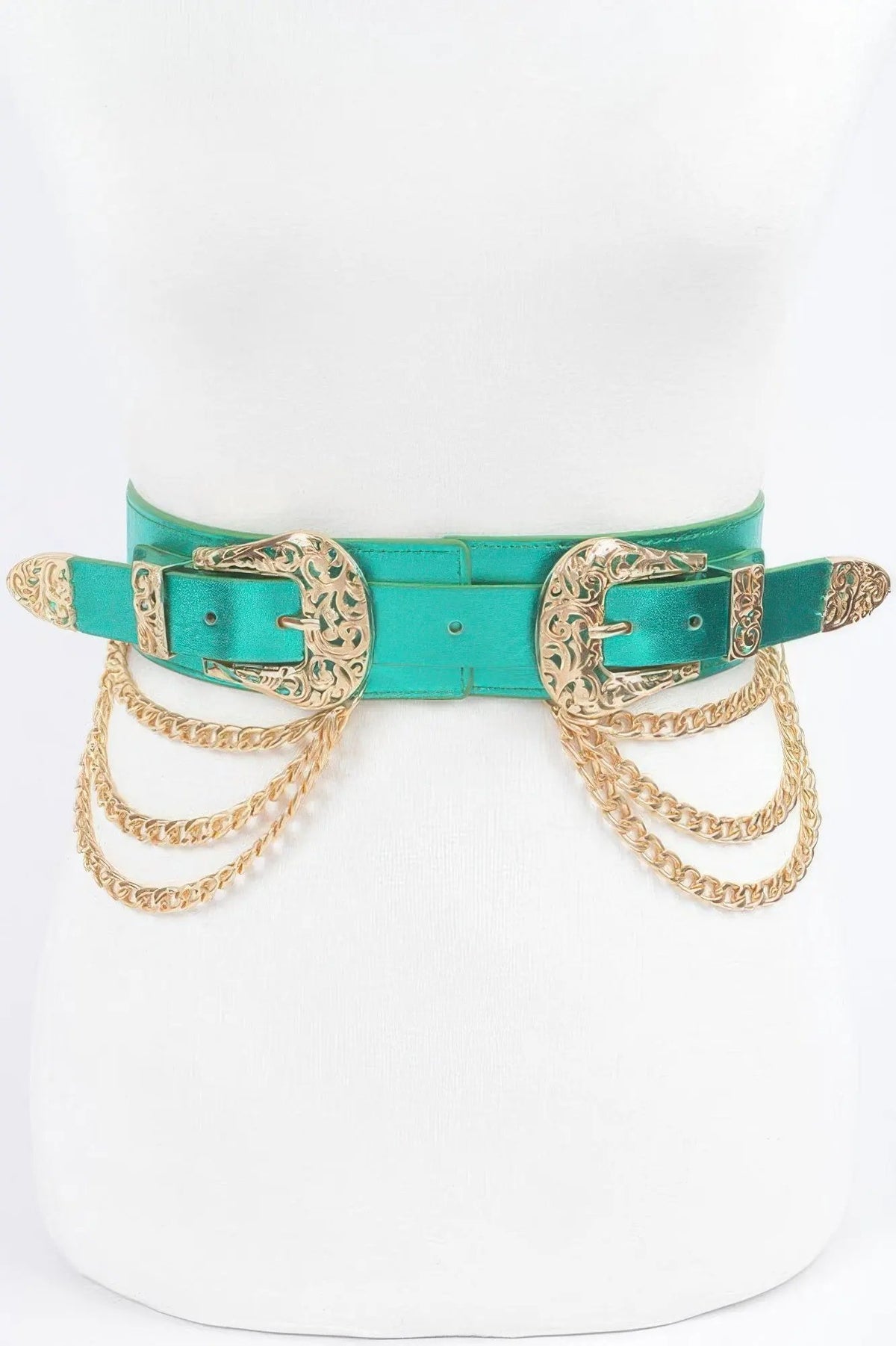 WOMEN'S BELT • SOHO Fashion Chic Two Buckle BYMANYC ® New York by BYMANYC ® New York