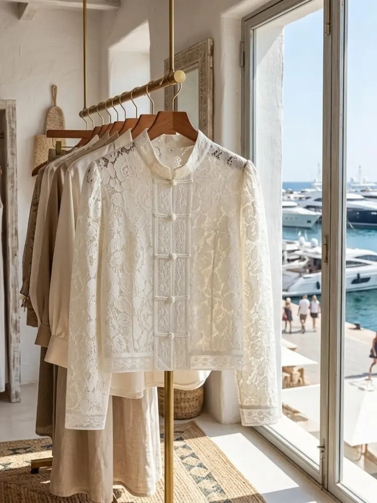WOMEN'S BLOUSE MIAMI - Boutique Fashion Top - BYMANYC ® New York by BYMANYC ® New York