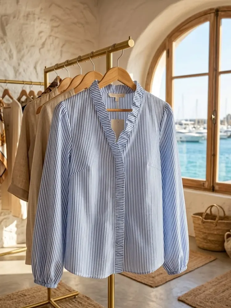 WOMEN'S BLOUSE ORLANDO - Boutique Fashion Top - BYMANYC ® New York by BYMANYC ® New York