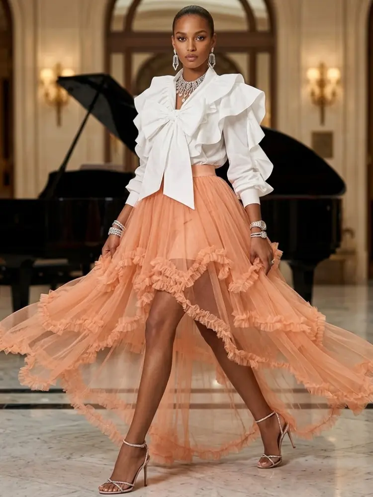 WOMEN'S MAXI SKIRT - New Collection PARIS LE MARAIS - VENDÔME - BYMANYC ® New York by BYMANYC ® New York