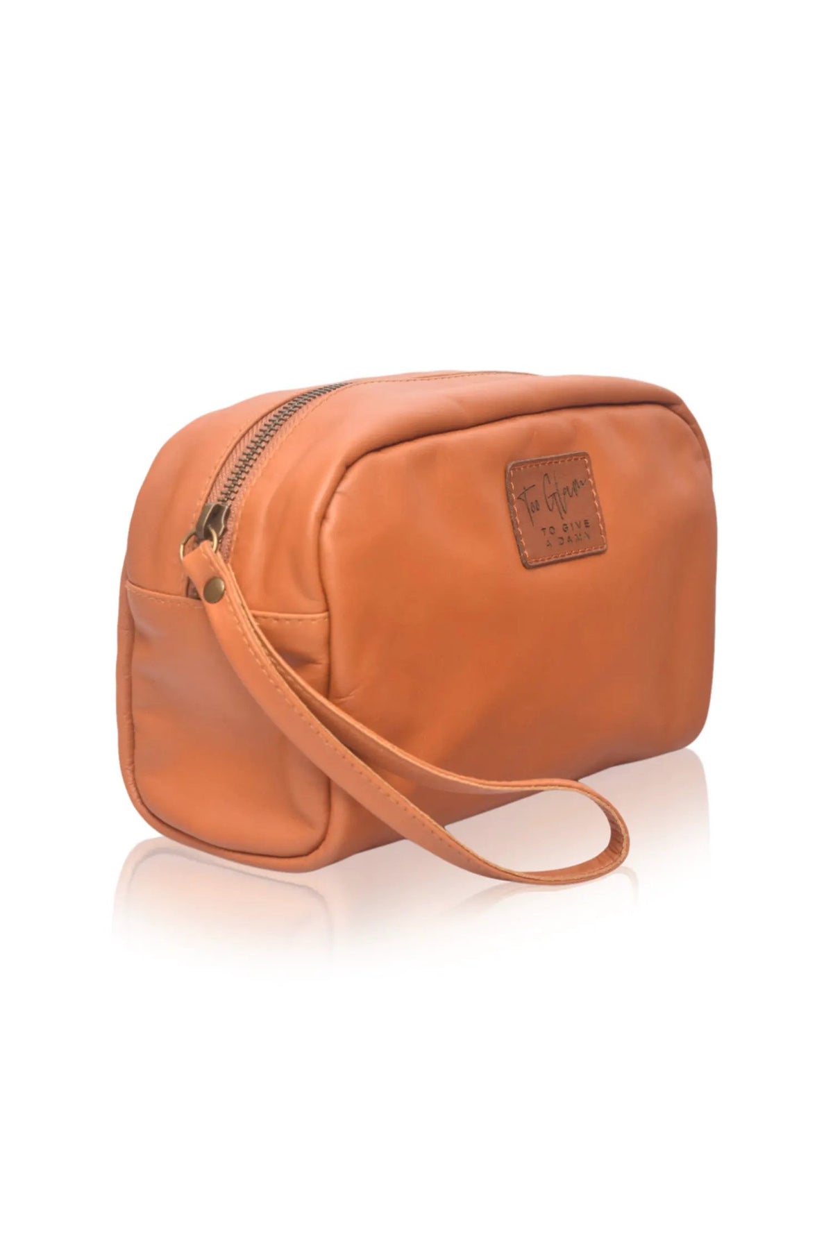 Wander Personalized Leather Cosmetic Bag by ELF