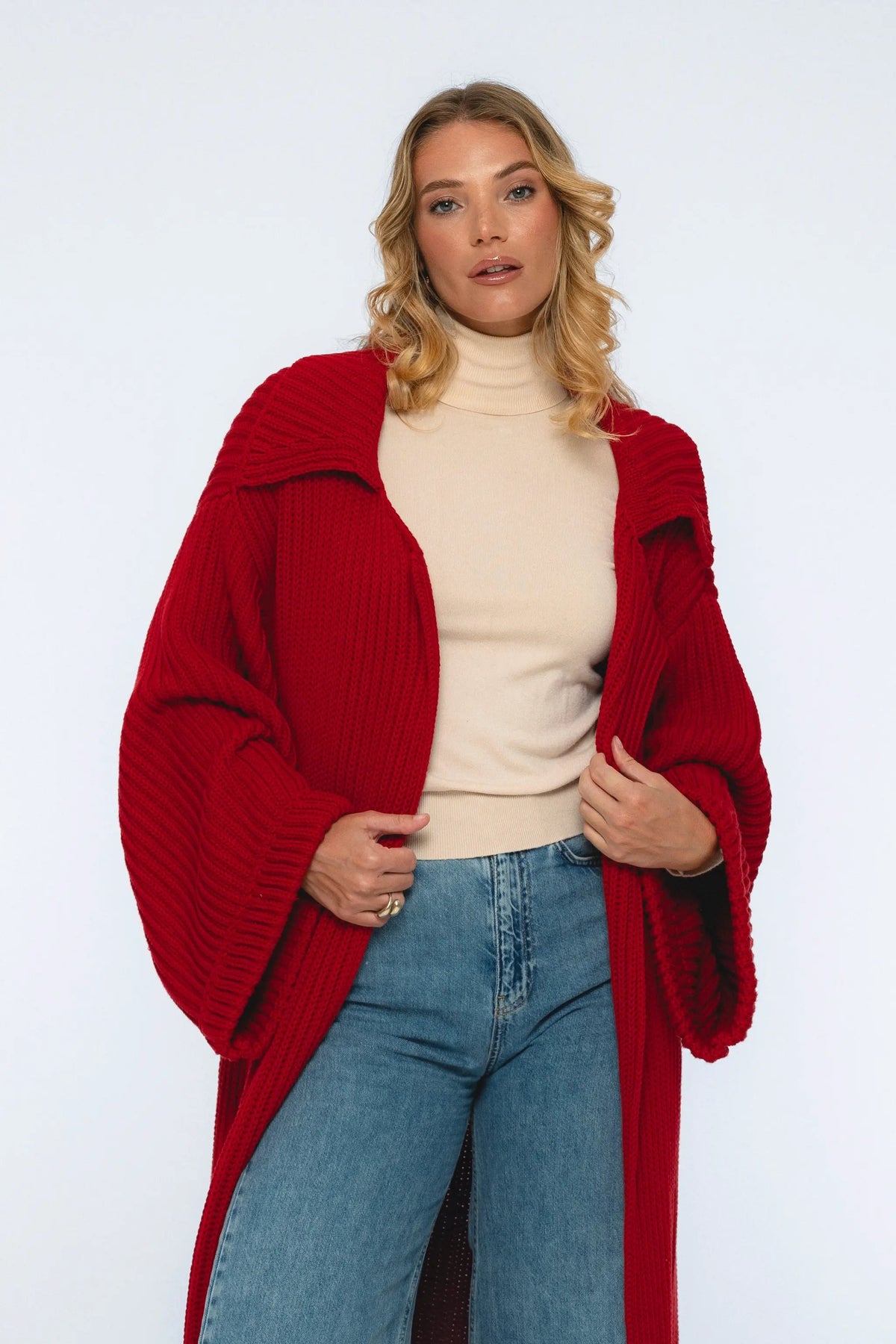 Warm Night Long Knitted Coat by ELF