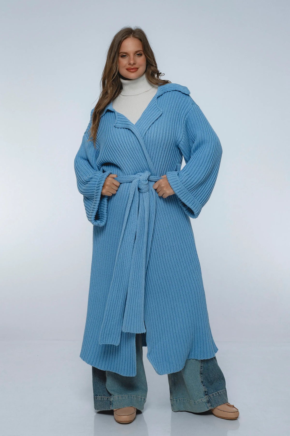 Warm Night Long Knitted Coat by ELF
