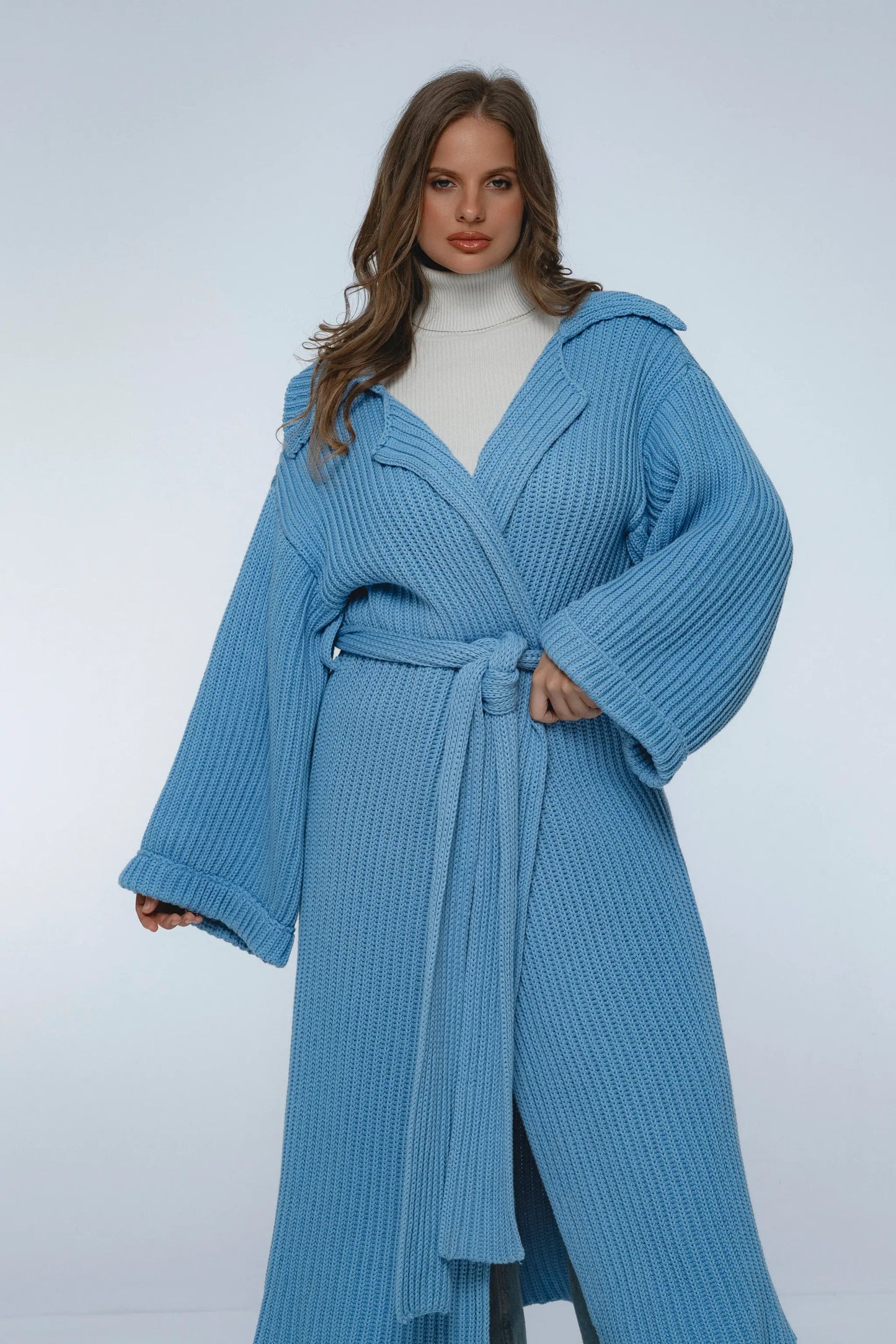 Warm Night Long Knitted Coat by ELF