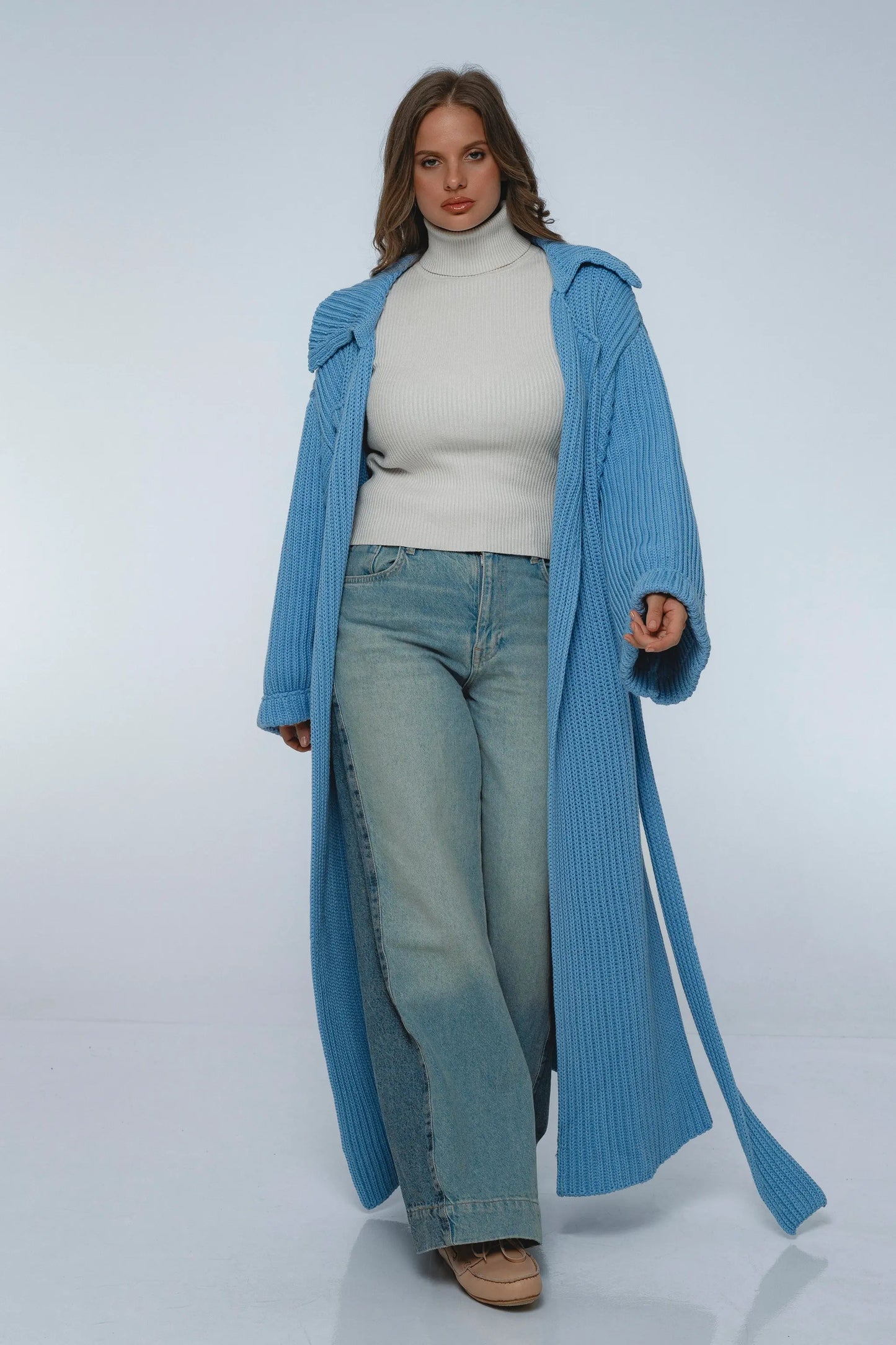 Warm Night Long Knitted Coat by ELF