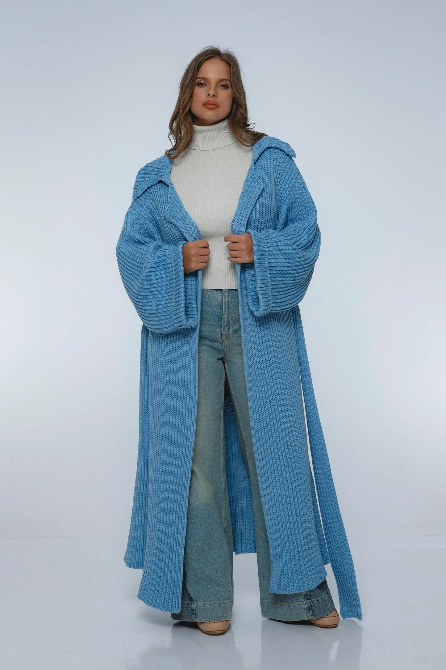 Warm Night Long Knitted Coat by ELF
