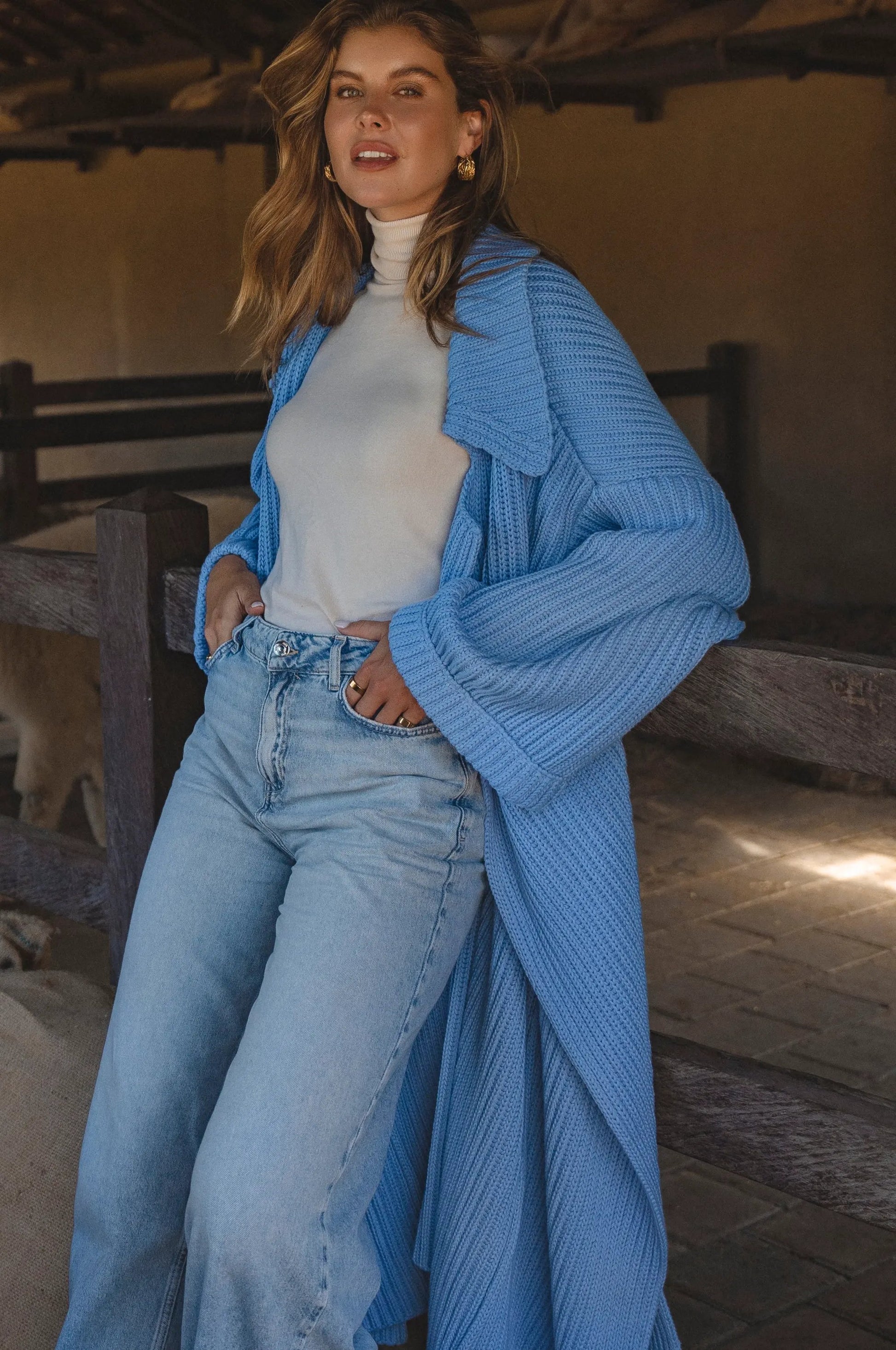 Warm Night Long Knitted Coat by ELF