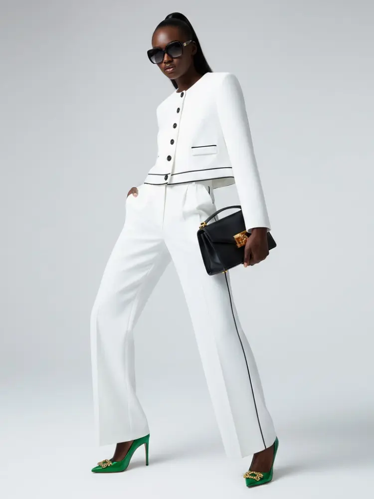 White MADISON Suit Jacket & Pants Prêt-à-Porter BYMANYC ® New York by BYMANYC ® New York