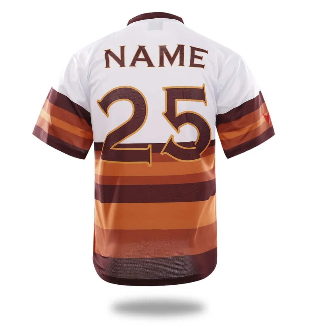 Custom Simple White Baseball Shirt by Vimost Sportswear