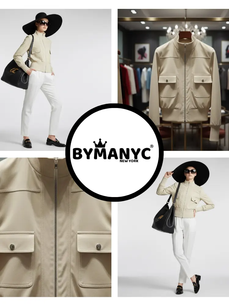 Women's Eco Jacket BROOKLYN NY CITY Collection BYMANYC ® New York by BYMANYC ® New York