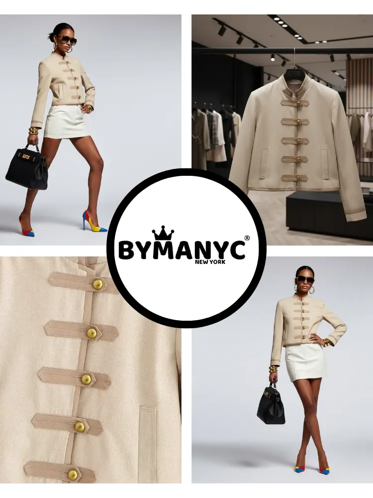 Women's Eco Jacket GRAND CENTRAL NYFW New Collection BYMANYC ® New York by BYMANYC ® New York