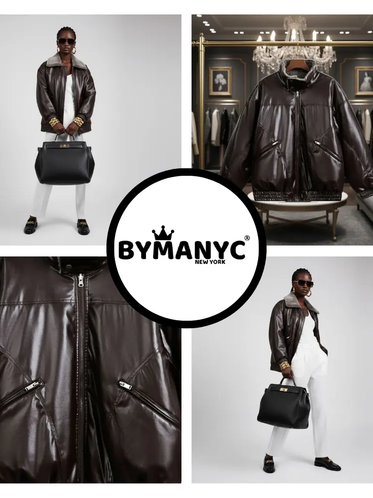 Women's Eco Jacket PROSPECT HEIGHTS NY CITY Collection BYMANYC ® New York by BYMANYC ® New York