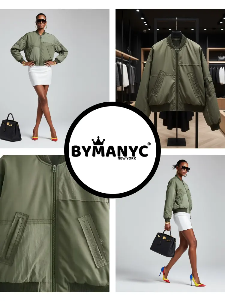 Women's Eco Jacket ROOSEVELT NYFW New Collection BYMANYC ® New York by BYMANYC ® New York