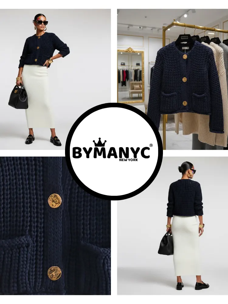 Women's Eco Knitwear YORKVILLE NY CITY Collection BYMANYC ® New York by BYMANYC ® New York