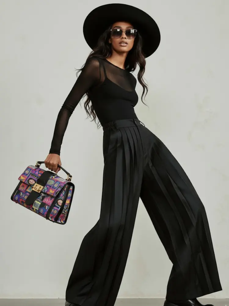 Women's Extra Wide Trousers DECONSTRUCTED TRIBECA NYFW New Colecction BYMANYC ® New York by BYMANYC ® New York