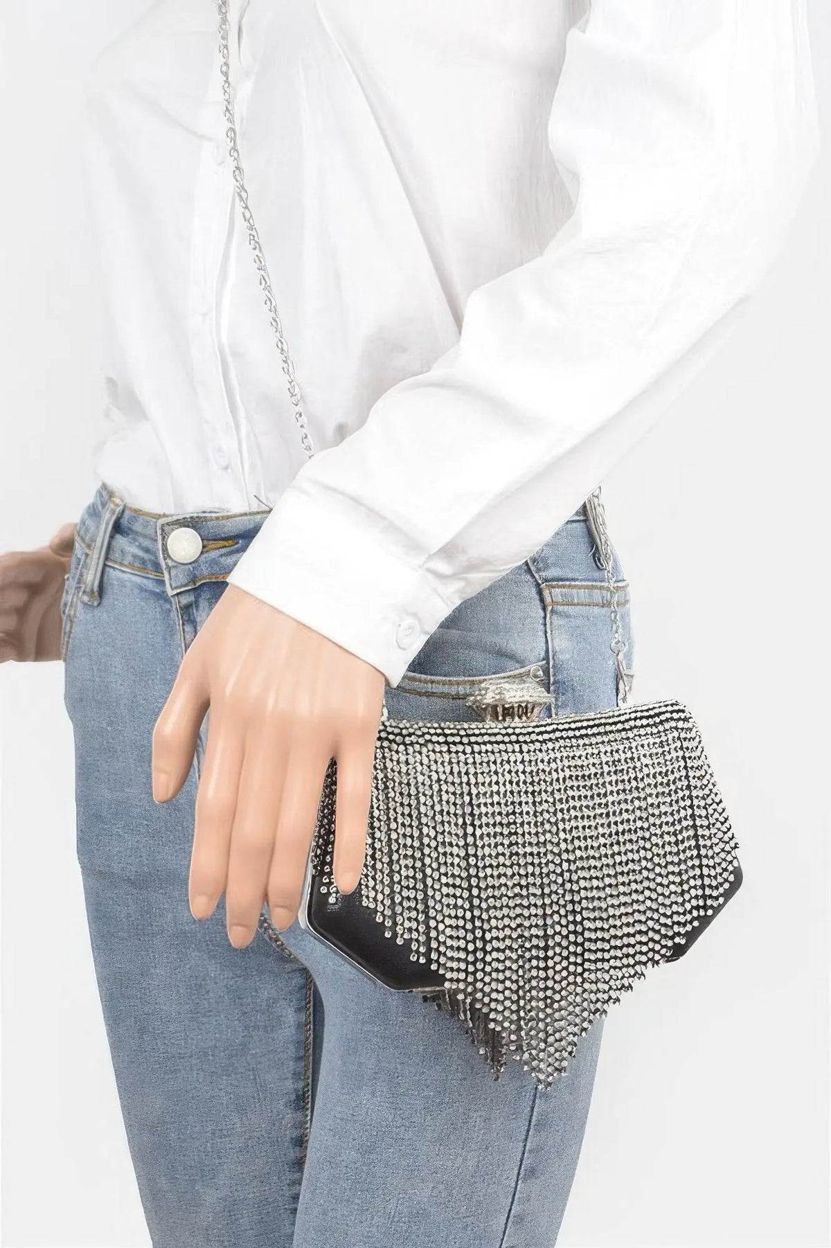 Women's Handbag Fringe Clutch - CHELSEA - BYMANYC ® New York by BYMANYC ® New York