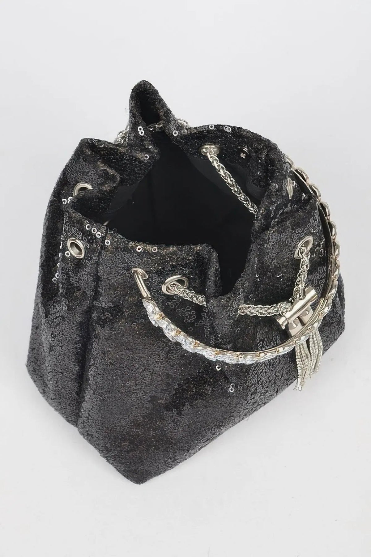 Women's Handbag Sequins Bucket Bag - NOHO - BYMANYC ® New York by BYMANYC ® New York