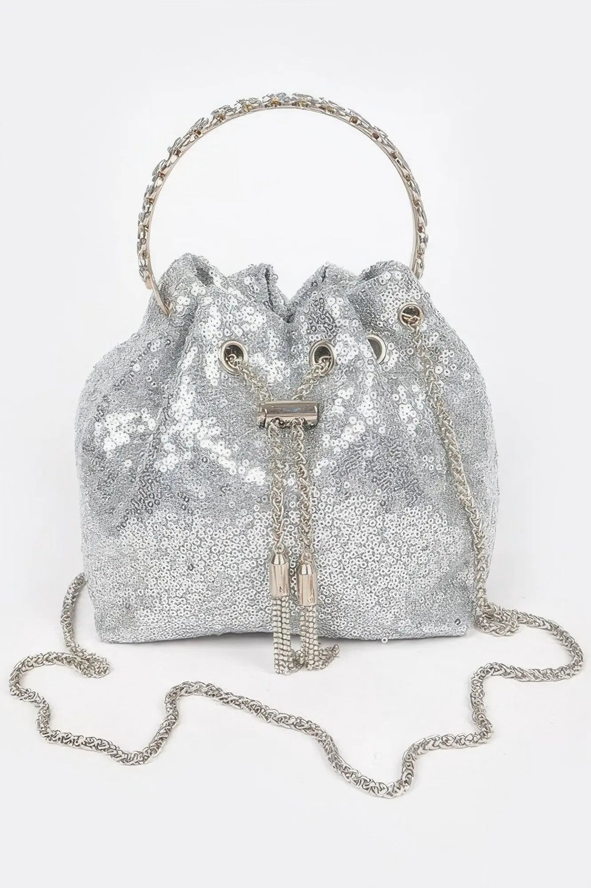 Women's Handbag Sequins Bucket Bag - NOHO - BYMANYC ® New York by BYMANYC ® New York