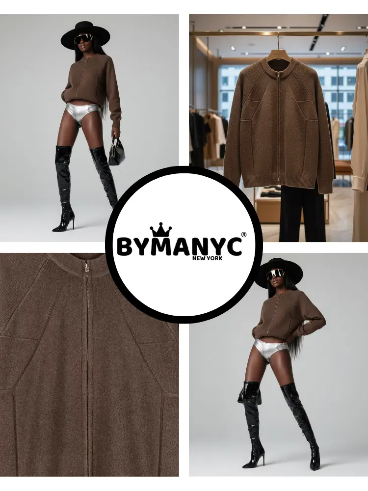 Women's Knit Jacket SOHO NYFW New Colecction BYMANYC ® New York by BYMANYC ® New York