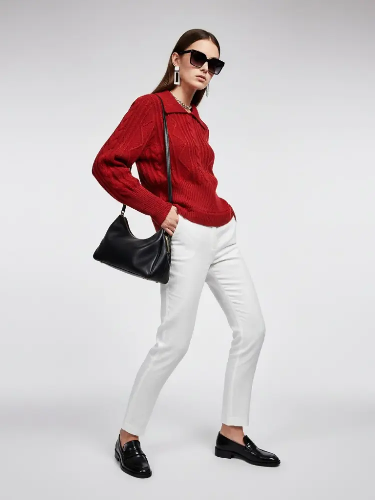 Women's Knit Sweater UPTOWN NYFW New Colecction BYMANYC ® New York by BYMANYC ® New York