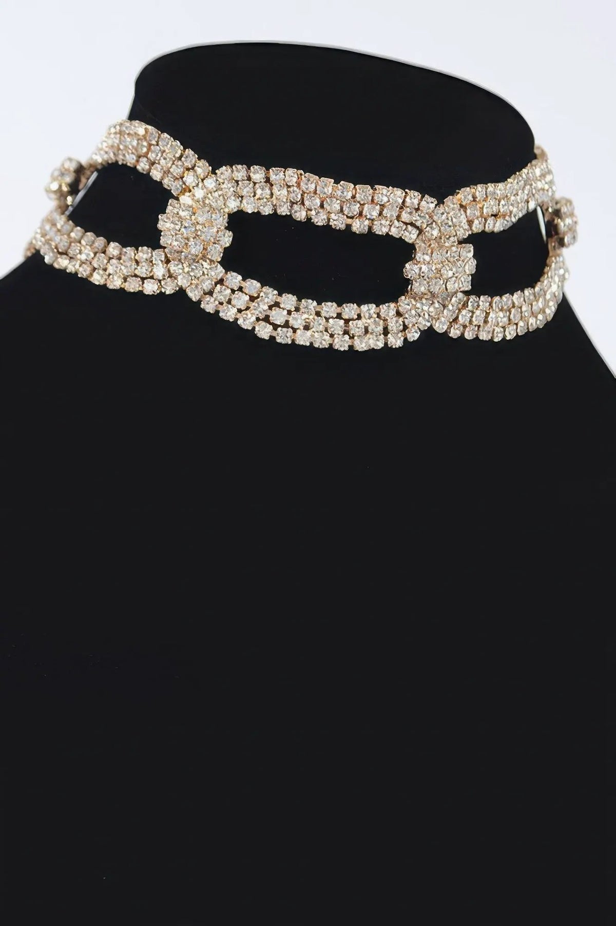 BYMANYC New York Broadway Rhinestone Choker For Women High Shine Glamour by BYMANYC ® New York