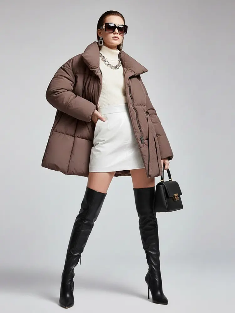 Women's Oversized Puffer Jacket FINANCIAL DISTRICT New Collection Couture in Manhattan BYMANYC ® New York by BYMANYC ® New York