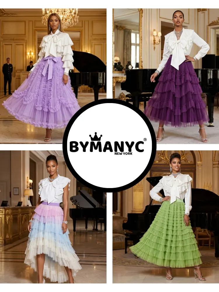Women's Tulle Skirt • CHAMPS-ÉLYSÉES • New Collection PARIS LE MARAIS by BYMANYC ® New York
