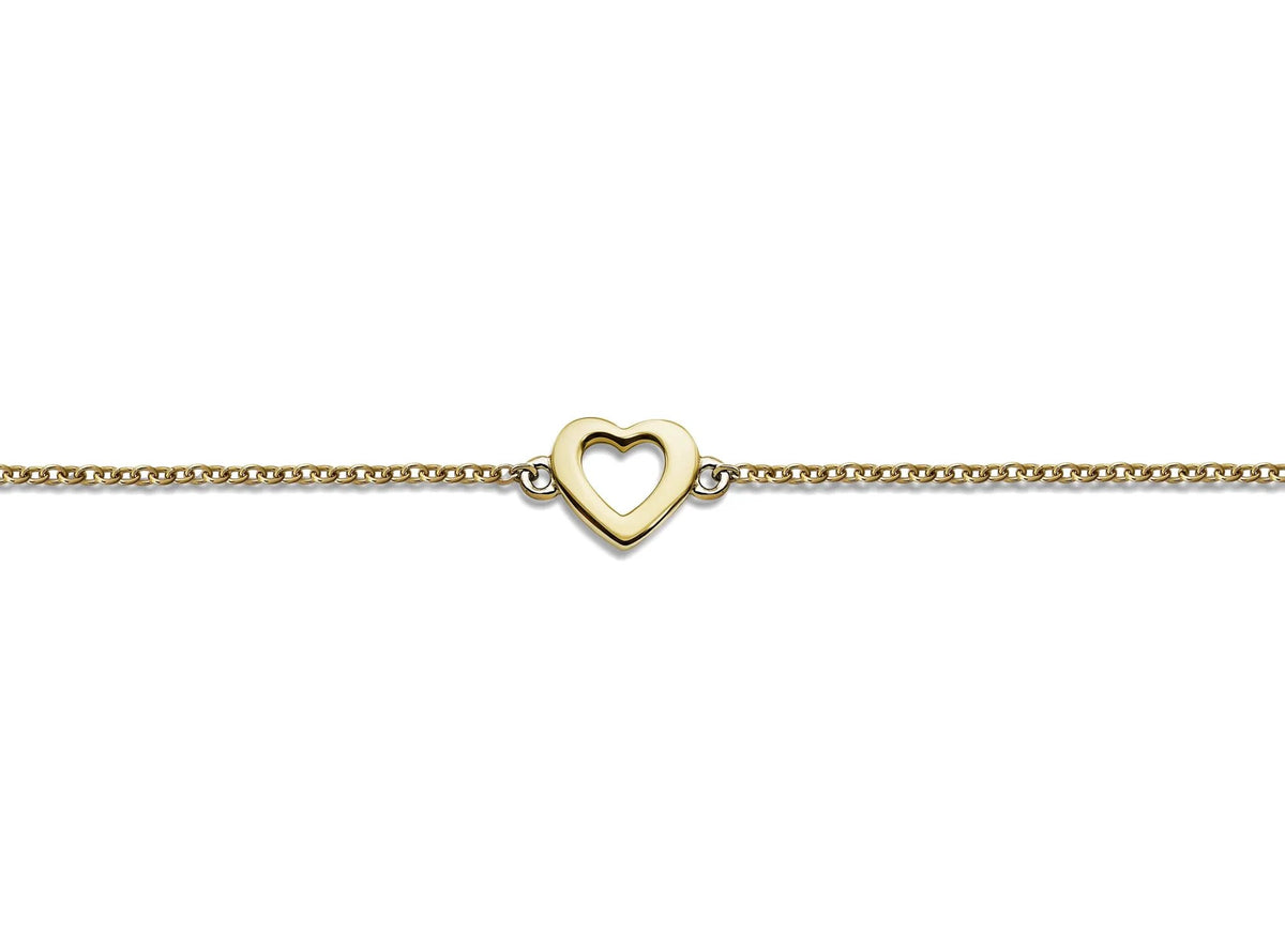 Open Heart Gold Plated Armband For Women Jwls4u Feel The Spirit by Jwls4u