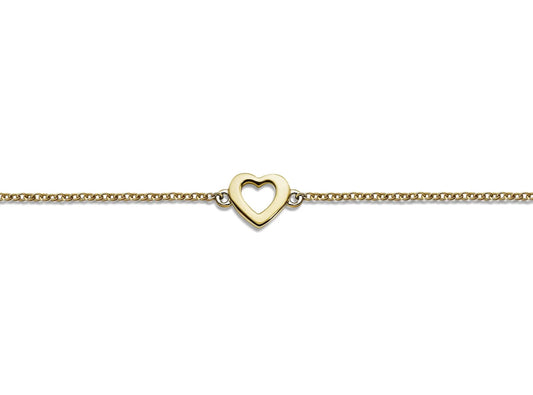 Open Heart Gold Plated Armband For Women Jwls4u Feel The Spirit by Jwls4u