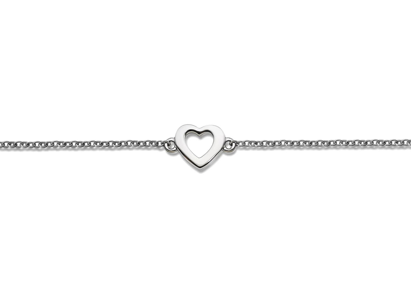 Armband Open Hartje Zilver XB001S by Jwls4u