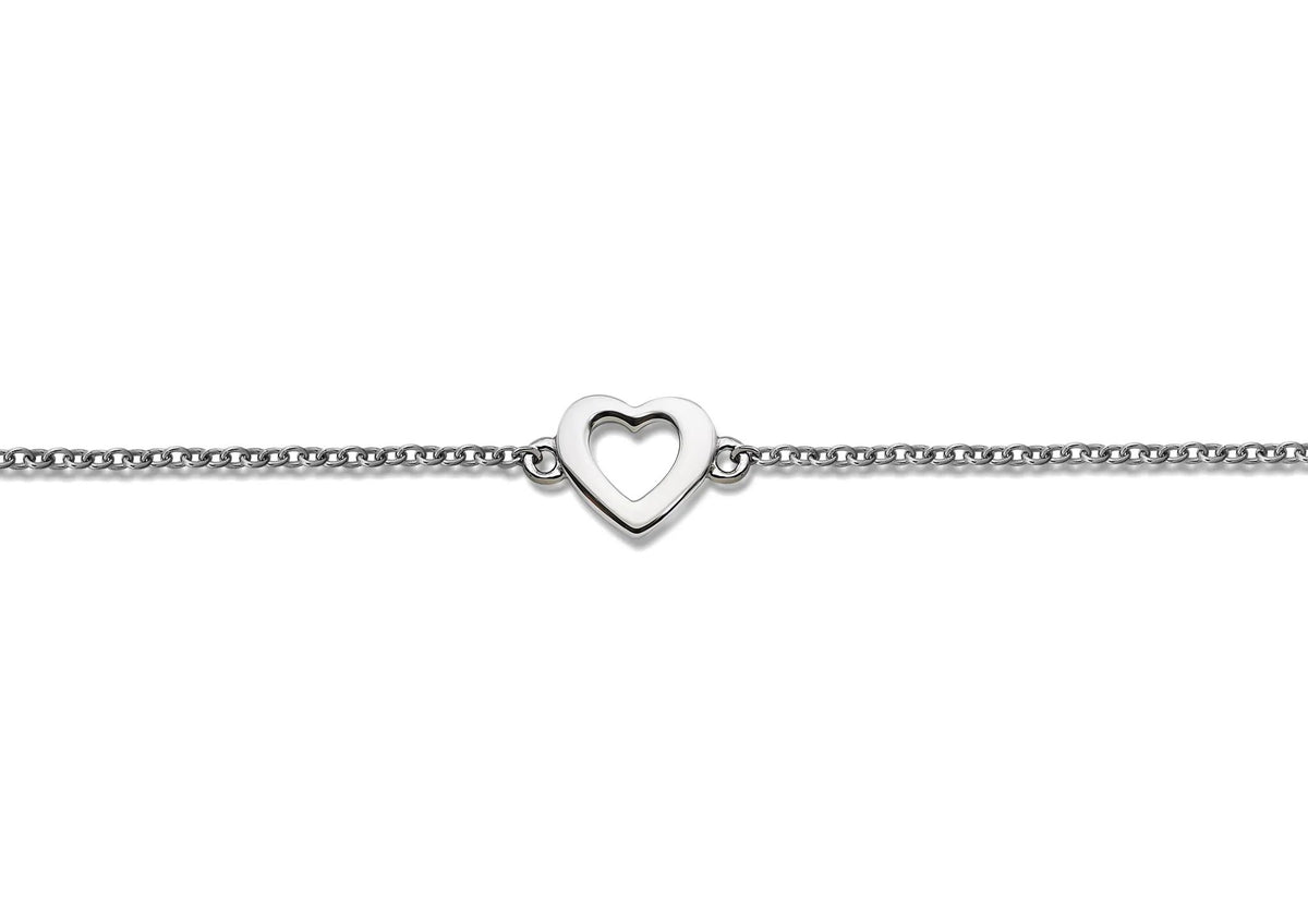 Armband Open Hartje Zilver XB001S by Jwls4u