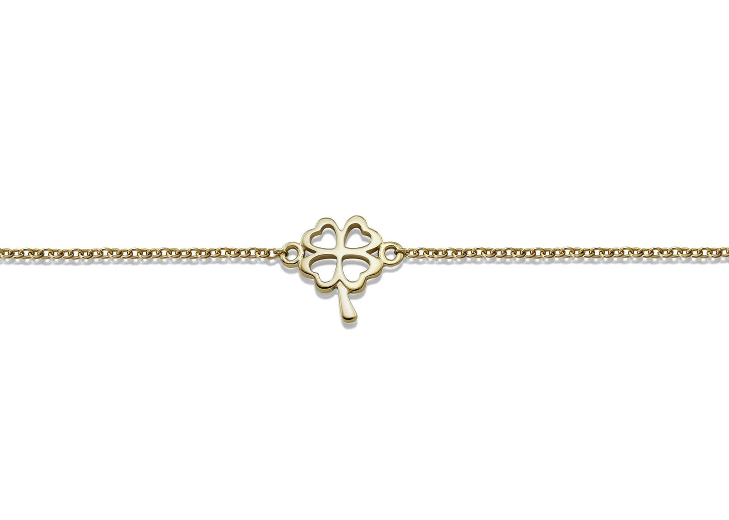 Feel the Spirit Armband Lucky Leaf Gold-Plated XB002G by Jwls4u