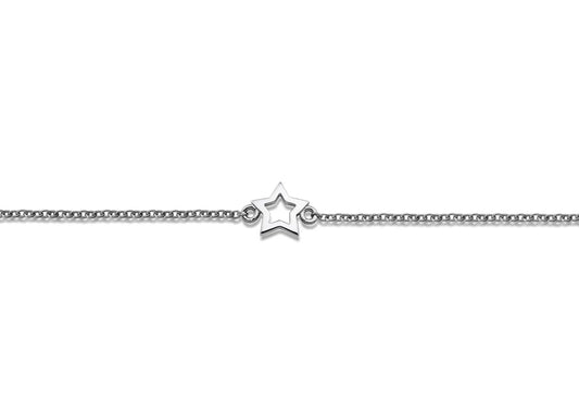 Armband Ster open Zilver XB003S by Jwls4u