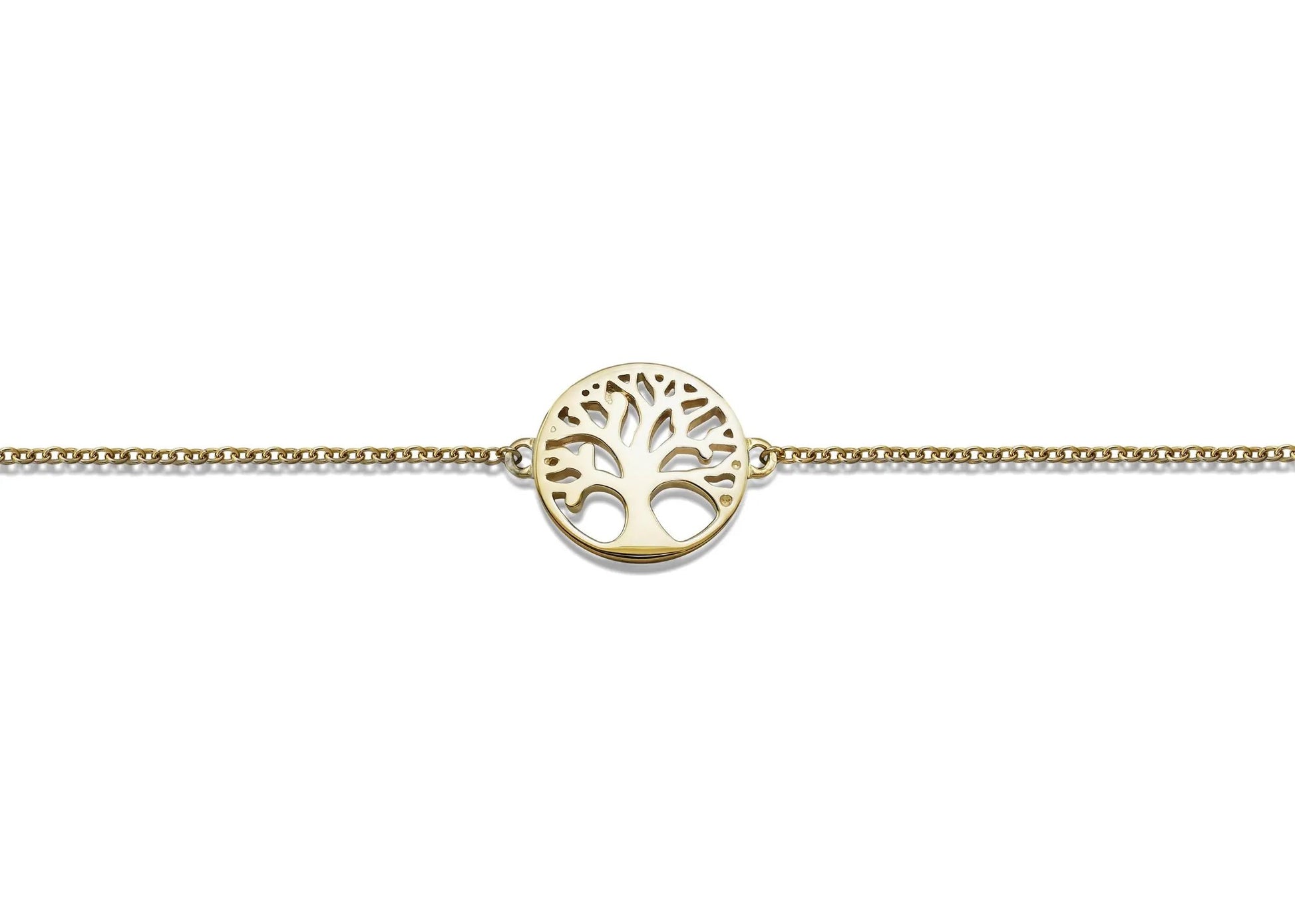 Feel The Spirit Armband Tree Of Life Gold Plated Bracelet Jwls4u Spiritual by Jwls4u