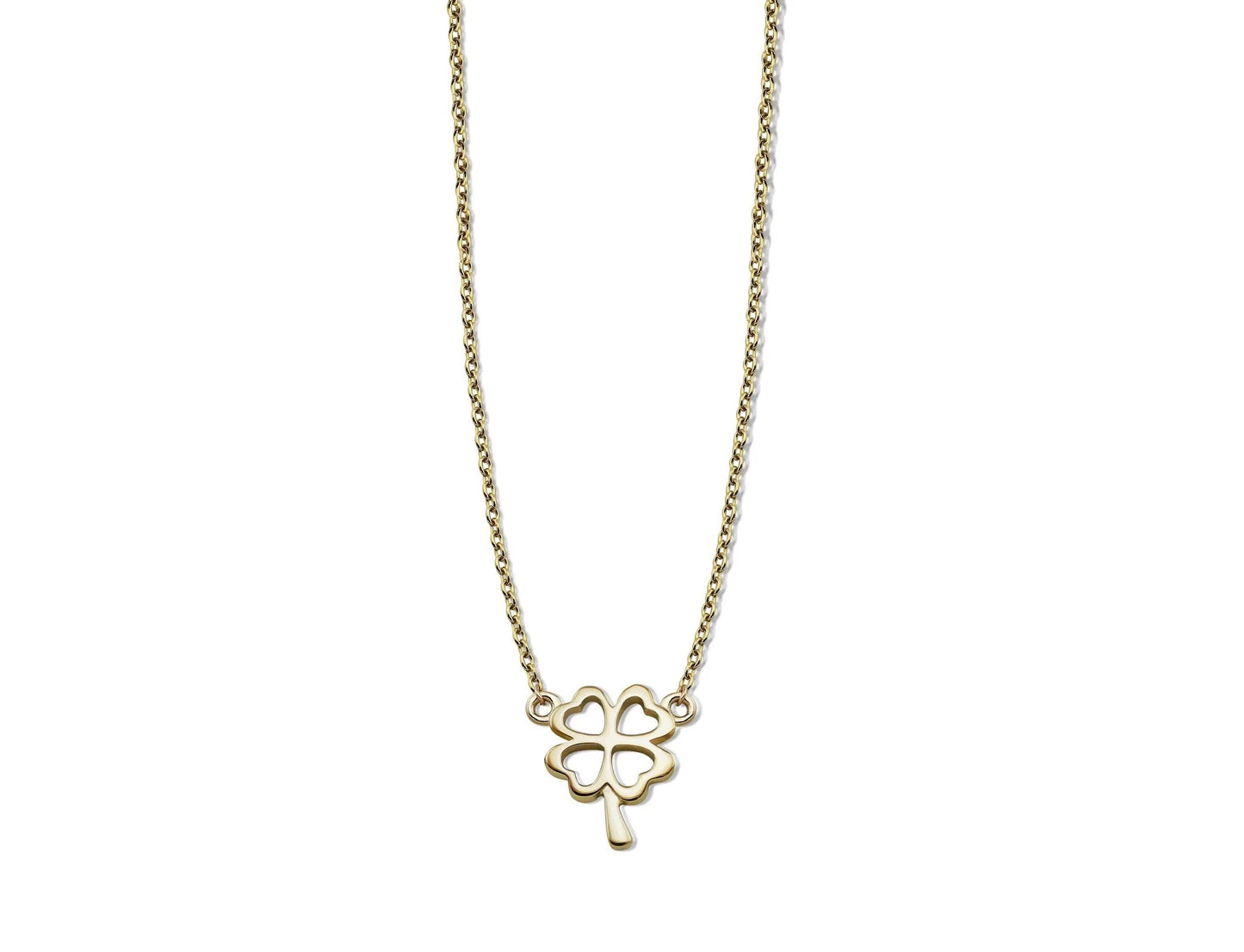 Ketting Klavertje Vier Goudkleur XN002G by Jwls4u