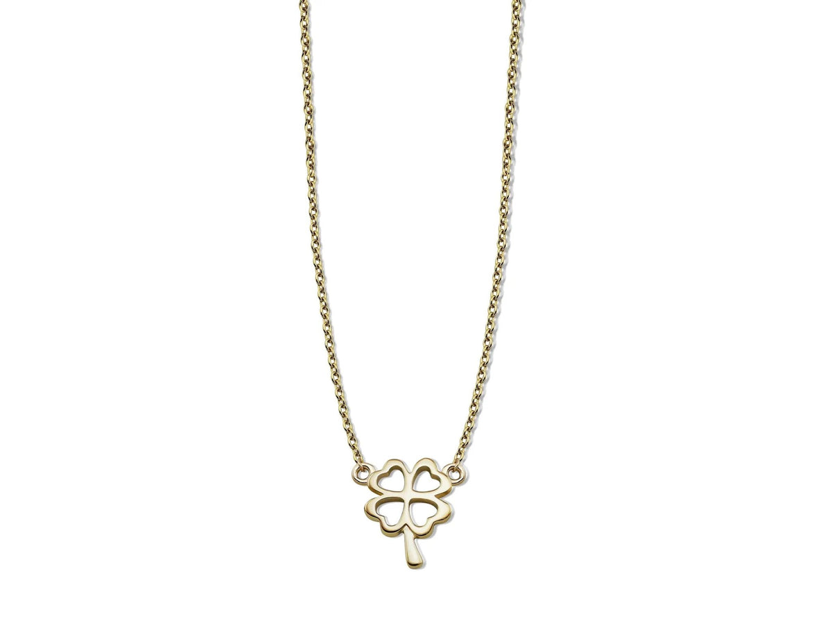Ketting Klavertje Vier Goudkleur XN002G by Jwls4u