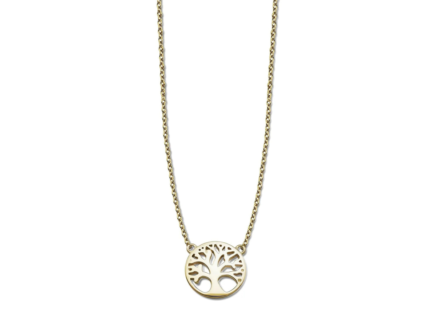 Feel The Spirit Tree Of Life Necklace Gold Plated 42 To 45 Cm Gift For Her by Jwls4u